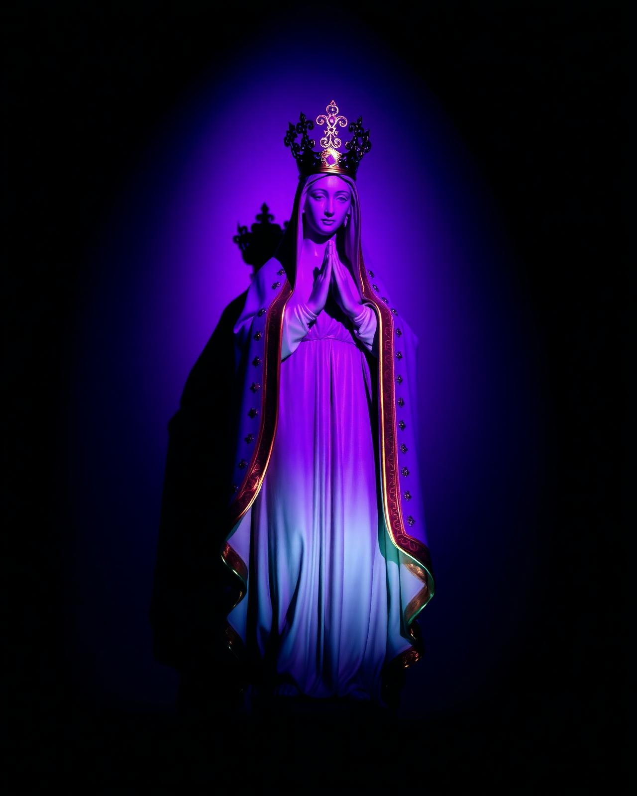 Imagem de Nossa Senhora em oração